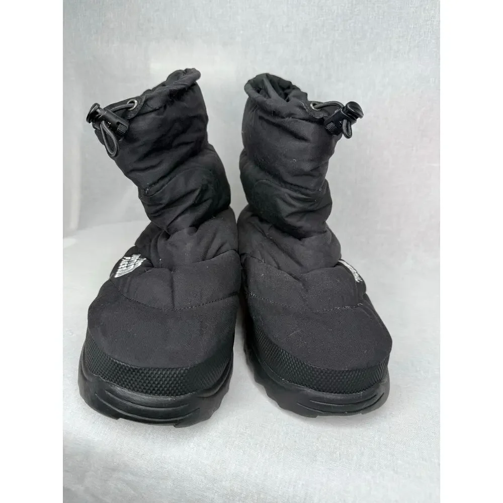 The Northface Winter Down Snow Boots Mens Black Quilted Nuptse Apres 9